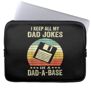 Mensen Leuke papa grappen in papa-a-Base Laptop Sleeve