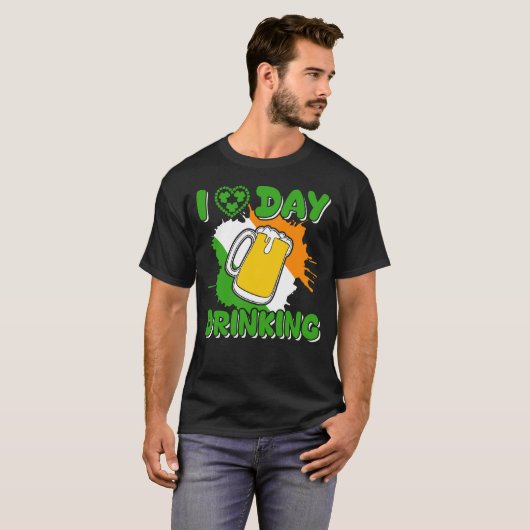 Mensen Leuke St.Patrick's Dag T-shirt (Voorkant volledig)