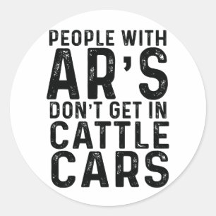 Mensen met Ar's komen niet in de Sticker van de au