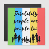 mensen met een beperking zijn ook mensen (Voorkant / Achterkant)