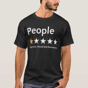Mensen met een sterrenclassificatie zouden niet gr t-shirt