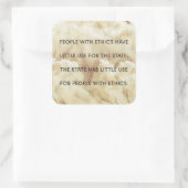 Mensen met ethische Sticker (Tas)