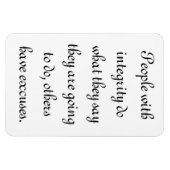 Mensen met integriteit magneet (Horizontaal)