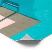 Mensen naast poolillustratie poster (Hoek)