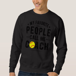 Mensen noemen me Softball Coach Softball Coaching Trui