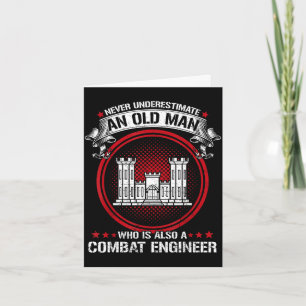 Mensen onderschatten oude man is een gevechtsingen kaart