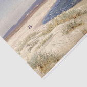 Mensen op een strand van Amaldus Nielsen Tissuepapier (Detail)