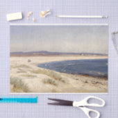 Mensen op een strand van Amaldus Nielsen Tissuepapier (Craft)