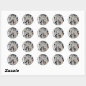 Mensen Ronde Sticker (Vel)