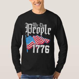 Mensen sinds 1776 vieren op 4 juli de VS T-shirt