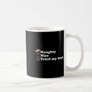Mensen Stoute Lijst Nette Lijst Ik Heb Mijn Optie Koffiemok