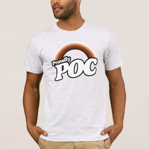 Mensen van Kleur (POC) Pride Vlag Strepen T-Shirt