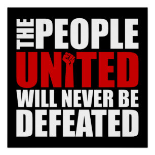MENSEN VERENIGD PERFECT POSTER