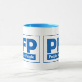 Mensen voor mensen Logo Mok (Midden)