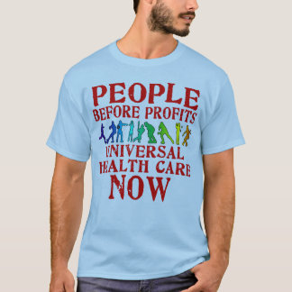 Mensen voor profijt uit het ontwerp van de gezondh t-shirt