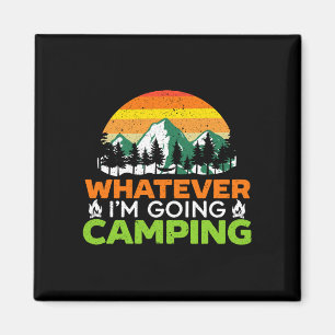 Mensen whatever gaan kamperen camper natuur liefhe magneet