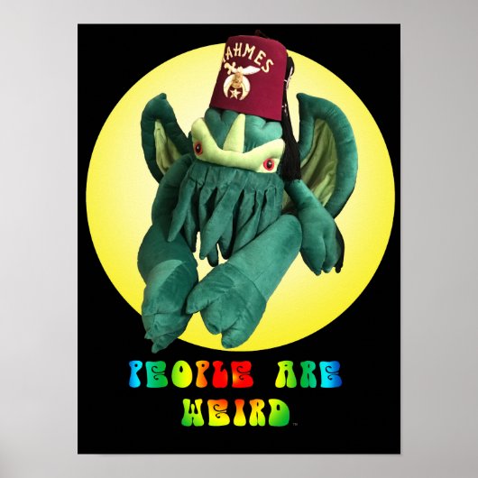 Mensen zijn een vreemd Poster (Voorkant)