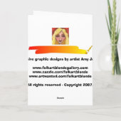 Mensen zijn hun hele leven op zoek naar geluk... kaart (Achterkant)