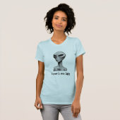 Mensen zijn lelijk t-shirt (Voorkant volledig)