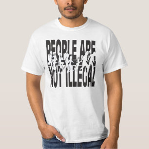 Mensen zijn niet illegaal t-shirt