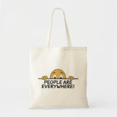 Mensen zijn overal tote bag (Voorkant)