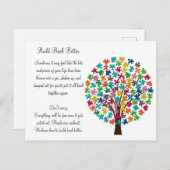 Mensen zijn veerkrachtig briefkaart (Voorkant / Achterkant)