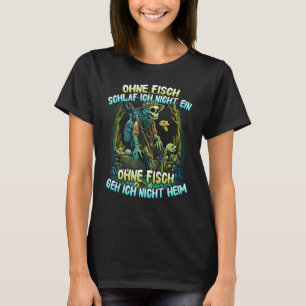 Mensen Zonder VIS kan ik niet slapen Skelet Ang T-shirt