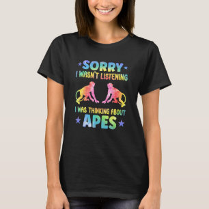 Mensenpak voor aapjesliefhebbers Kleding Aap Quote T-shirt