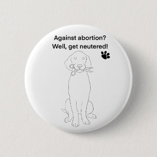 Mensenrechten bij abortus ronde button 5,7 cm