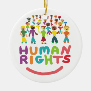 Mensenrechten Keramisch Ornament