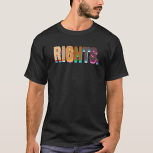 Mensenrechten LGBTQ Racial Justice Pride BLM Equal T-shirt