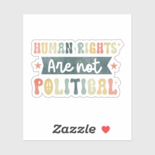 Mensenrechten zijn geen politiek sticker