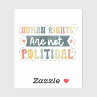 Mensenrechten zijn geen politiek sticker
