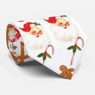 Mensweer Kerstfeestdag -  kerstman Stropdas