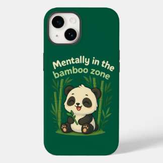 Mentaal in de bamboozone – Cute Panda iPhone-hoesj Case-Mate iPhone 14 Hoesje
