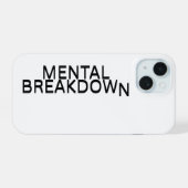 Mental Breakdown Rugged iPhone Protection Case (Verso Horizontal)