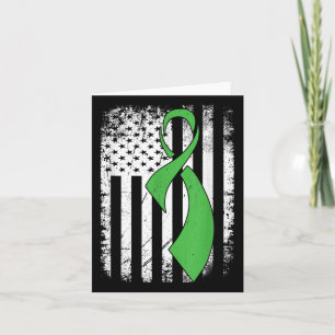Mental Health Awareness American Flag Distress Kaart