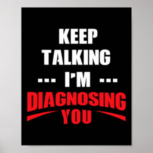 Mental Health Awareness Counselor Gift - Therapeut Poster