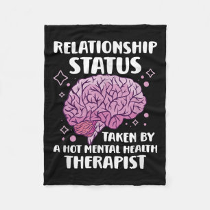Mental Health Awareness Depression Suicide Prevent Fleece Deken