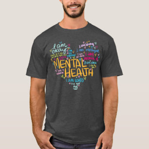 Mental Health Awareness geeft Depressie 3452 T-shirt