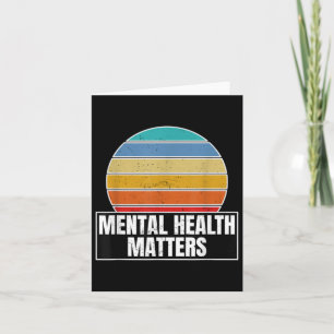 Mental Health Awareness Gift voor een therapeut Me Kaart