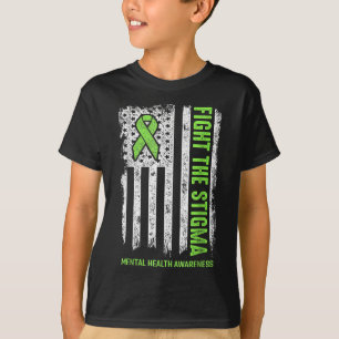 Mental Health Awareness Month Fight the Stigma Man T-shirt