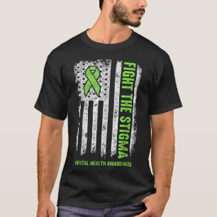 Mental Health Awareness Month Fight the Stigma Man T-shirt