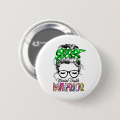 Mental Health Awareness Month Ribbon Gifts Ronde Button 5,7 Cm (Voorkant /achterkant)