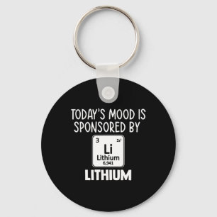 Mental Health Awareness Quote T-shirt Lithiumeleme Sleutelhanger