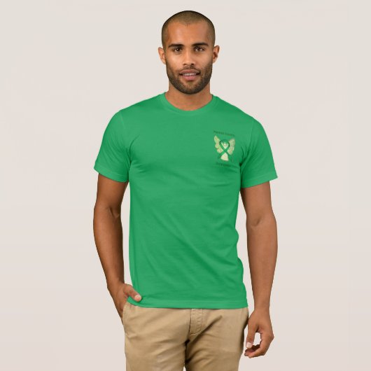 Mental Health Awareness Ribbon Angel Custom Shirte T-shirt (Voorkant volledig)