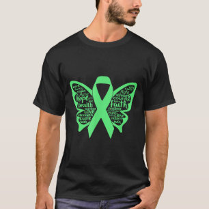Mental Health Awareness Shirt Green Butterfly Ribb