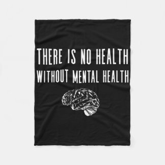 Mental Health Awareness Shirt - Stop het stigma SH Fleece Deken