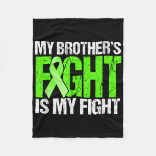 Mental Health Awareness Shirt waar mijn broers teg Fleece Deken