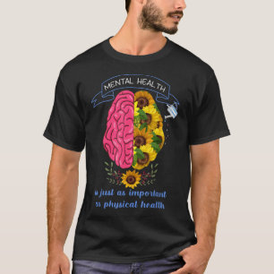 Mental Health Awareness Suicide Prevention Think P T-shirt